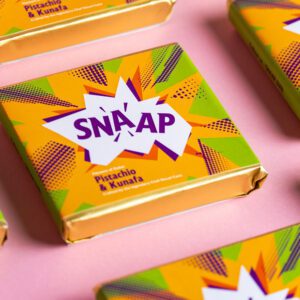 SNA'AP Pistachio & Kunafa - 39% Milk Chocolate